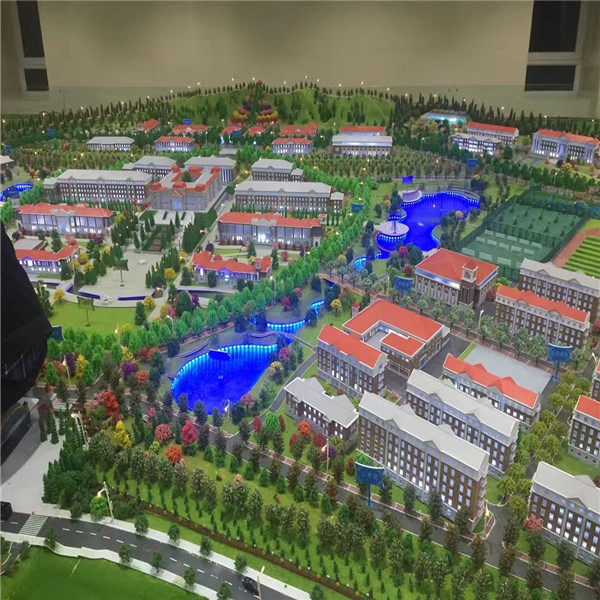 甘肃省公安厅301工程警察学校成县规划模型