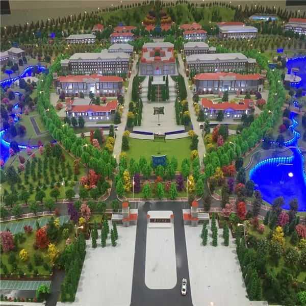 甘肃省公安厅301工程警察学校成县规划模型