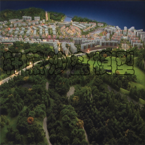 兰州九州新区成县规划模型