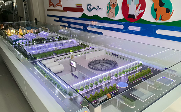 新疆阿克苏奶牛养殖场沙盘